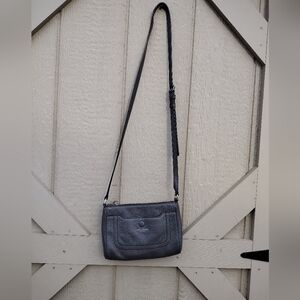 Marc Jacobs Empire City Grey Pebbled Leather Small Crossbody Bag